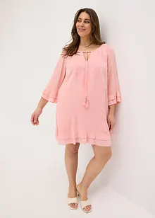 Kjole i boho look med broderi, bonprix