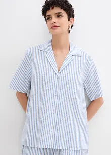 Skjortebluse i 100% bomull, bonprix
