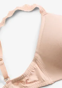 Padded-BH uten bøyle med bomull (2-pack), bonprix