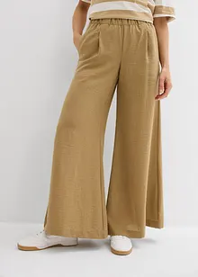 Bukse med vide ben og legg, bonprix