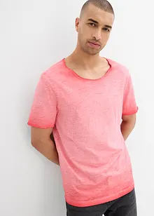 T-skjorte i 100% økologisk bomull og vasket look, bonprix