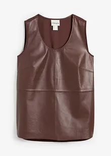 Singlet med forstykke i lammenappa, bonprix