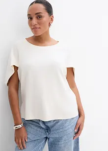 Oversized topp i lett viskosemiks, bonprix