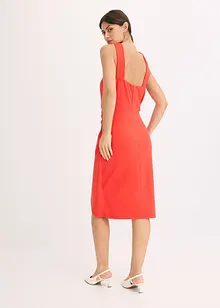 Kjole i innsvingt halterneck-modell, bonprix
