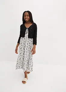 Strikket bolero med 3/4-lange ermer, bonprix