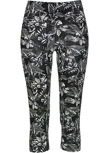 Capri-leggings i bomullsmiks, bonprix