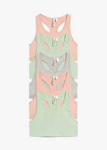BH-topp med økologisk bomull (5-pack), bonprix