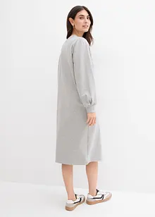 Sweatshirtkjole med puffermer, bonprix