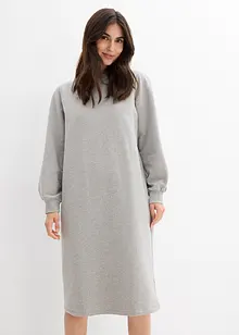 Sweatshirtkjole med puffermer, bonprix