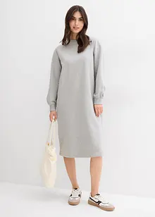 Sweatshirtkjole med puffermer, bonprix