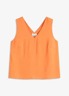 Blusetopp i myk viskosemiks, bonprix