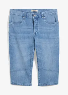 Lang bermudashorts i lett denim med stretch, Regular Fit, bonprix