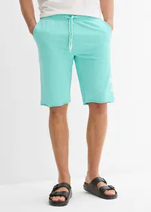 Sweat-bermudashorts med åpne kanter, bonprix
