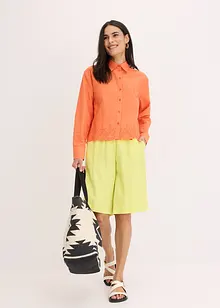 Bermudashorts i myk viskosemiks, bonprix