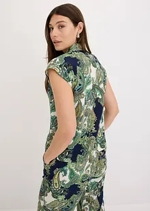 Bluse i lett viskose med trykt mønster, bonprix