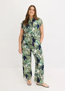Bluse i lett viskose med trykt mønster, bonprix