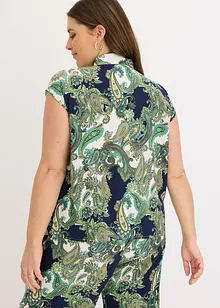 Bluse i lett viskose med trykt mønster, bonprix