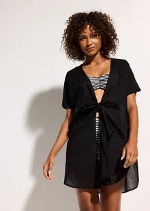 Strandbluse i transparent materiale, bonprix