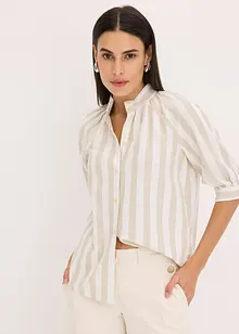 Bluse med stripemønster, bonprix