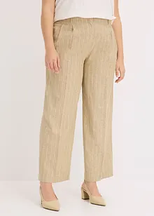Bukse med lin og legg, bonprix
