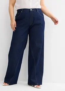 Wide Leg-jeans, High Waist, Low Stretch, bonprix