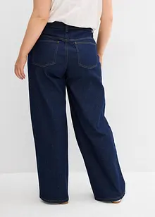 Wide Leg-jeans, High Waist, Low Stretch, bonprix