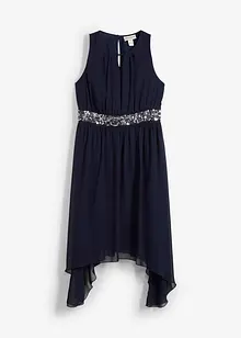 Chiffonkjole med paljetter, bonprix