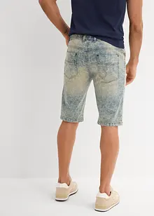 Pull on-bermudashorts i lett denim, Slim Fit, bonprix
