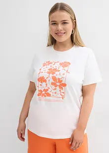T-skjorte med velplassert trykk, bonprix