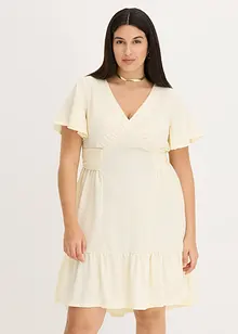 Jerseykjole i lett krepp med vingeermer, bonprix