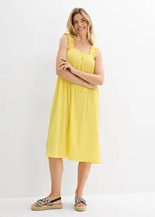 Jerseykjole i lett strukturert krepp, bonprix