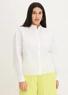 Skjortebluse i 100% bomull, bonprix