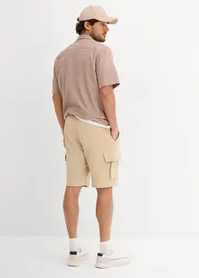 Regular Fit bermudashorts av luftig musselin, bonprix