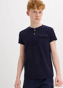Kortermet topp med økologisk bomull (2-pack), bonprix