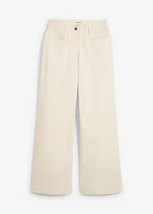 Wide Leg-jeans Mid Waist, komfortlinning, bonprix