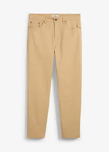 Classic Fit-bukse med stretch i 100% bomull, Straight, bonprix