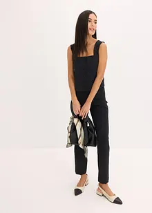 Blusetopp med knapper, bonprix
