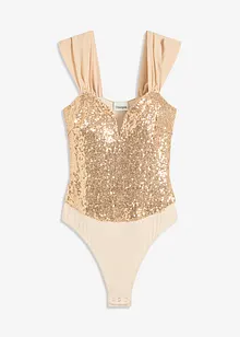 Body med paljetter, bonprix