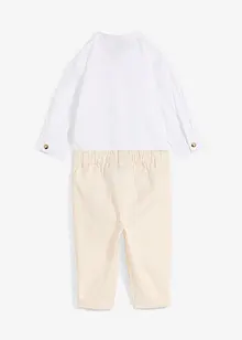 Body med krage og chinos (2-delt sett), bonprix