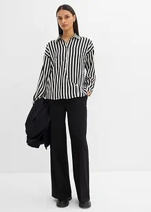 Skjortebluse i fin sateng, bonprix