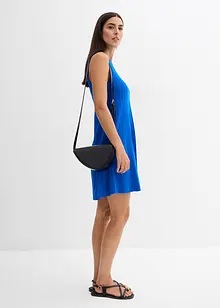 Strikket kjole i viskosemiks og A-fasong, bonprix