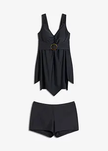 Lang tankini med brede stropper (2-delt sett), bonprix