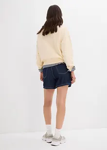 Jeansshorts High Waist, Low Stretch, bonprix