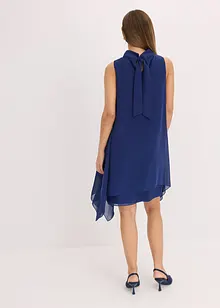 Chiffonkjole med sjalskrage, bonprix