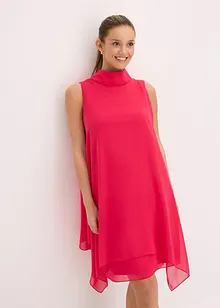 Chiffonkjole med sjalskrage, bonprix
