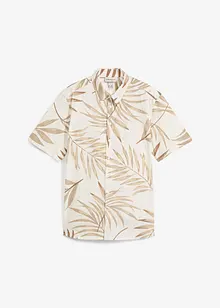 Kortermet skjorte i økologisk bomull, bonprix