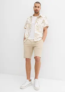 Kortermet skjorte i økologisk bomull, bonprix