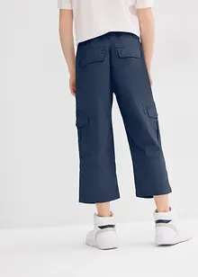 Bukse i 100% bomull og 3/4-lengde, Loose Fit, bonprix