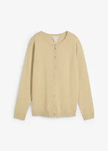 Cardigan med rund hals, bonprix