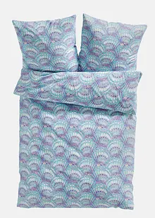 Sengesett med skjellmønster, bonprix